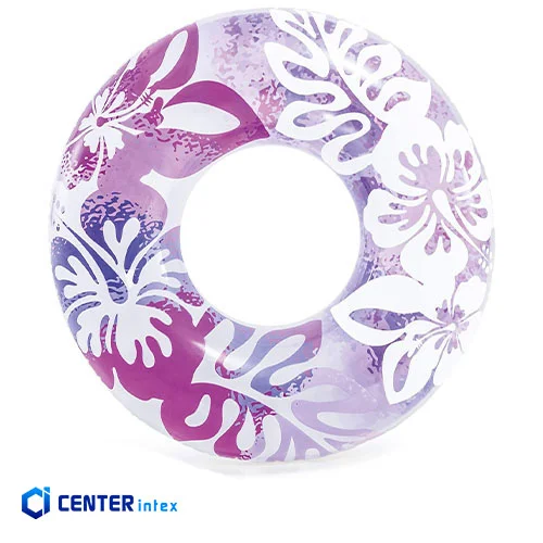 حلقه شنا بادی اینتکس طرح گلدار بنفش