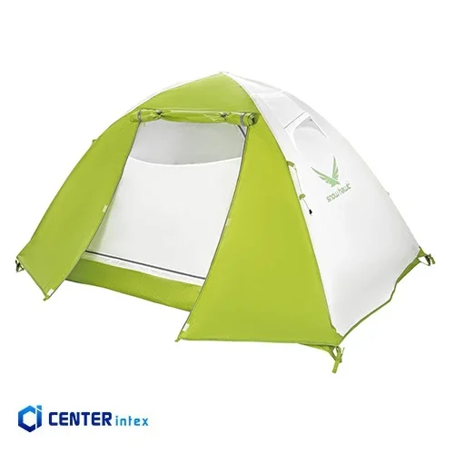 چادر مسافرتی کوهنوردی عصایی چهار نفره دوپوش اسنوهاک دیسکاوری سبز