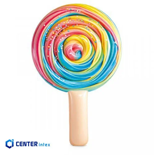 تشک بادی روی آب بزرگسال مدل آبنبات چوبی