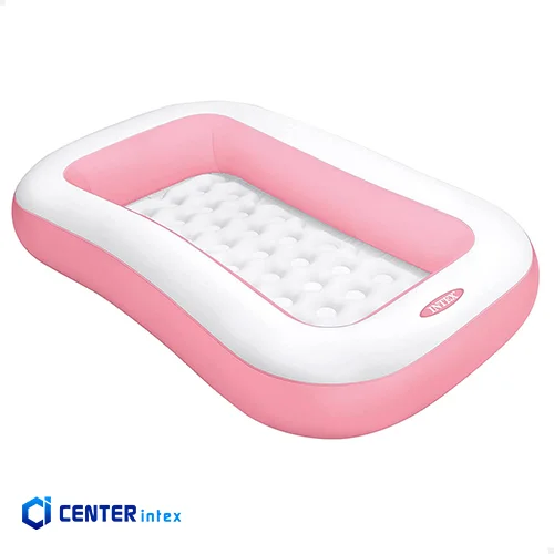 استخر بادی مستطیلی صورتی اینتکس