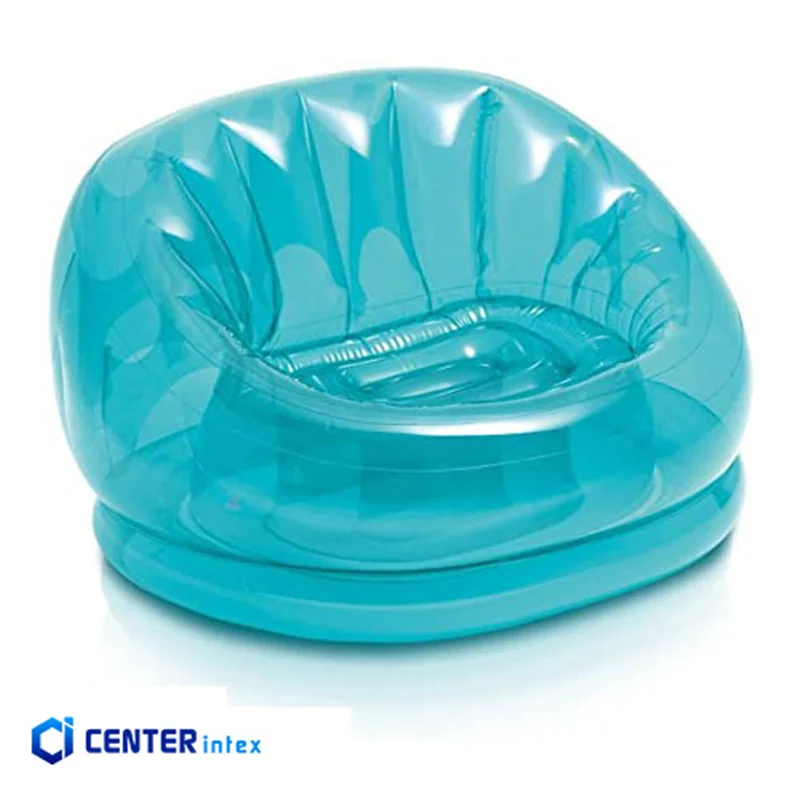 مبل بادی یک نفره آبی شفاف 68593