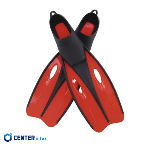 فین شنا بزرگسال قرمز رنگ حرفه ای